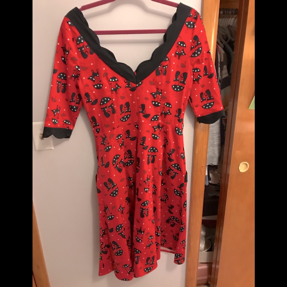Women’s size Medium red VoodooVixen dress.